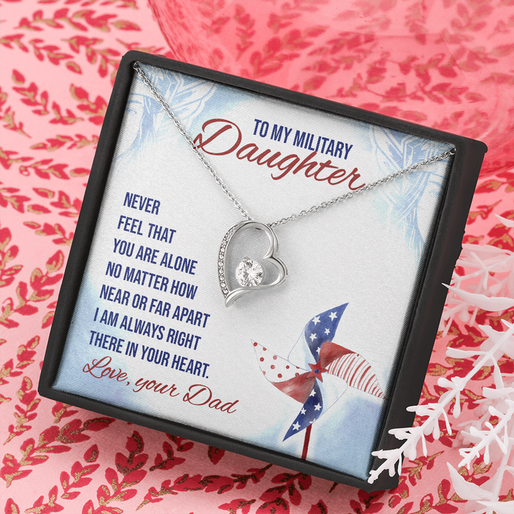 To My Daughter, Beautiful Chapters, Forever Love Necklace, Daughter Necklace, Gift For Daughter, Xmas, Christmas, Daughter Gift From Dad - Thegiftio UK