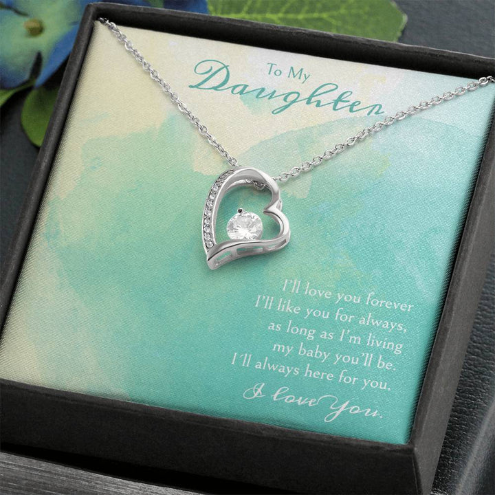 "A Gift For A Daughter" Forever Love Necklace - I'll Love You Forever - Thegiftio UK