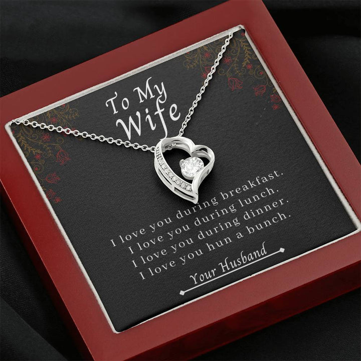 Love You A Bunch | Forever Love Necklace For Wife - Thegiftio UK
