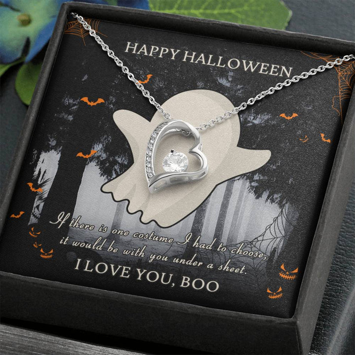 Halloween Gift For Her, Forever Love Necklace, I Love You Gift For Halloween - Thegiftio