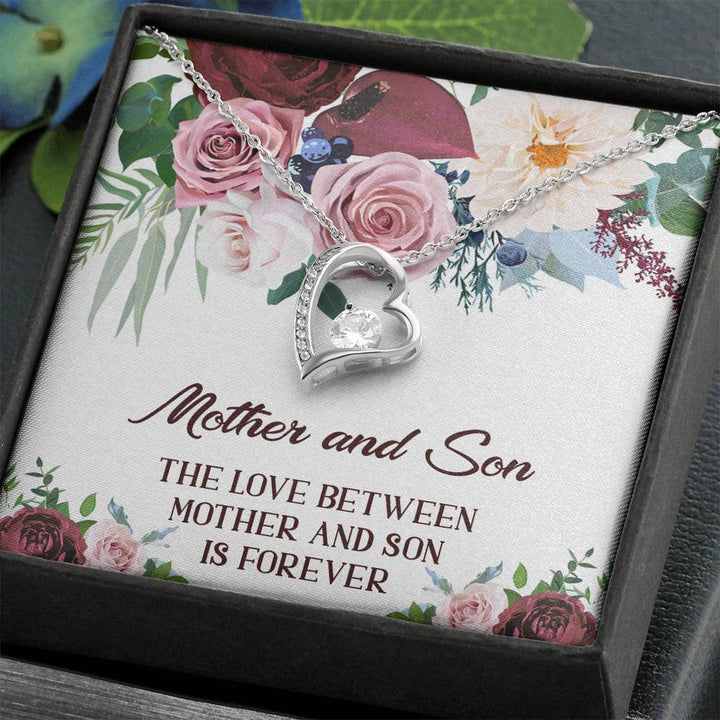 Mother Son Necklace, Mother And Son Necklace, Mom Jewelry From Son, Forever Love Necklace Gift For Mom From Son,Mother And Son Birthday Gift - Thegiftio UK