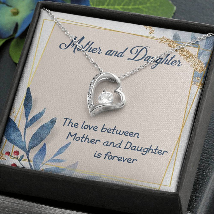 Mother Daughter Necklace,Mother Daughter Jewelry, Mother Necklace Gifts, Mom Daughter Forever Love Necklace, Necklace For Mom From Daughter - Thegiftio UK