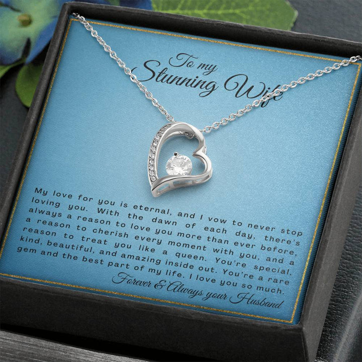 Gift For Wife | My Love For You Is Eternal | Forever Love Necklace - Thegiftio UK