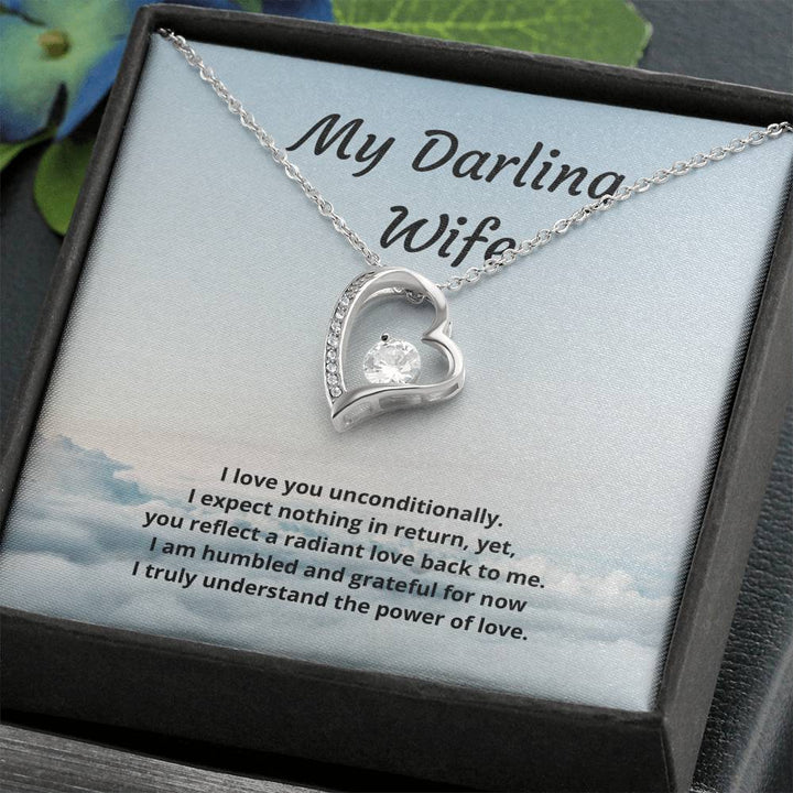 My Darling Wife ~ Forever Love Necklace ~ Power Of Love! - Thegiftio UK