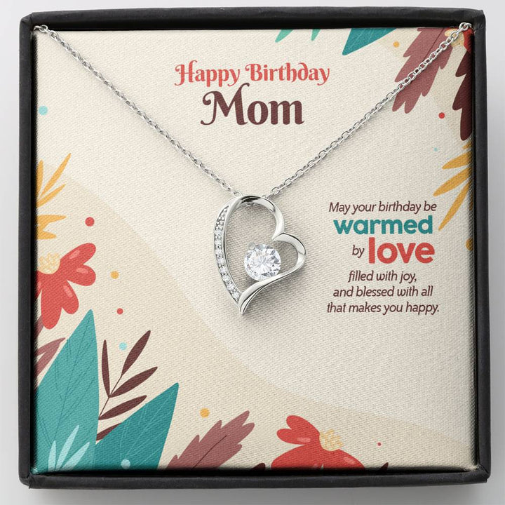 (Birthday Edition) Birthday With Warm Love And Filled With Joy - Forever Love Necklace - Thegiftio UK