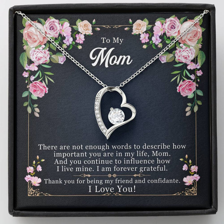Mom Gift Collection - I Am Forever Grateful - Forever Love Necklace - Thegiftio UK