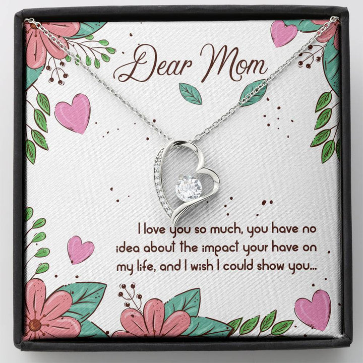 Mom Gift Collection - I Love You So Much - Forever Love Necklace - Thegiftio UK