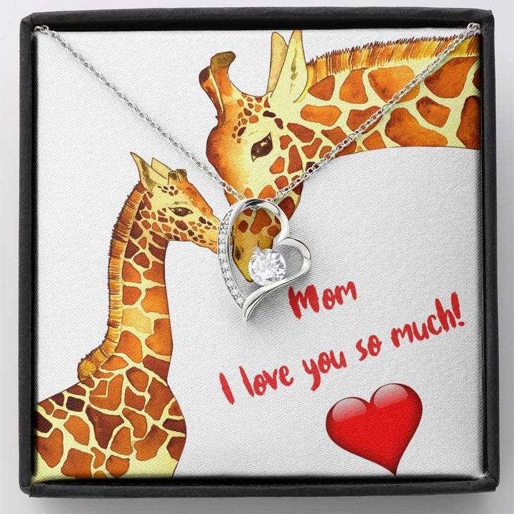 Mom I Love You So Much Forever Love Necklace - Thegiftio UK