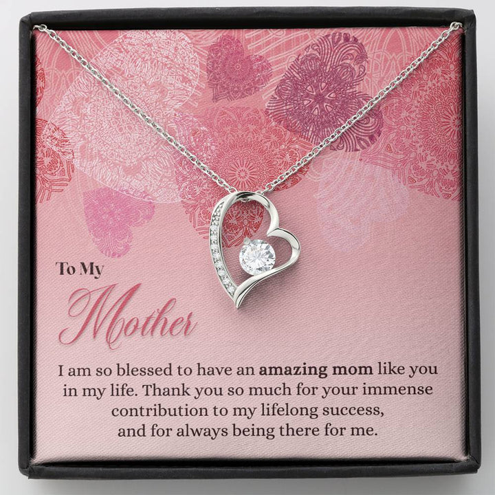 To My Mother - Necklace For Mom- Forever Love Necklace For Gift - Thegiftio UK