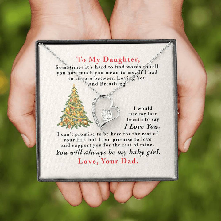 To My Daughter - Love You Forever - Forever Love Necklace - Thegiftio UK