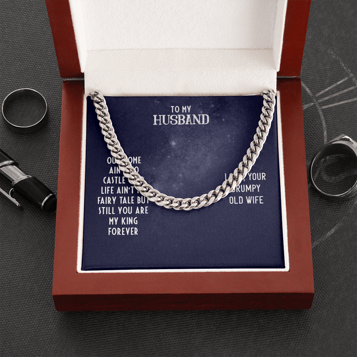 Cuban Link Chain For Husband. Chain Necklace, Anniversary Gift for Husband, Birthday Gift for Man, Gift for Men, Chain for Husband. - Thegiftio UK