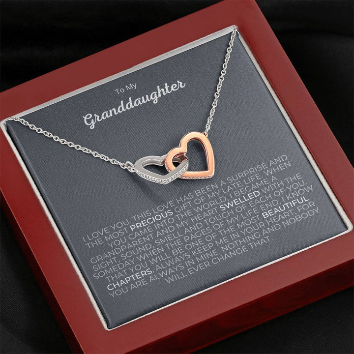 "The Most Beautiful Chapter" - Interlocking Heart Necklace - Thegiftio UK