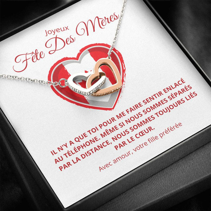 Mother's Day Special - Interlocking Heart Necklace - Thegiftio UK