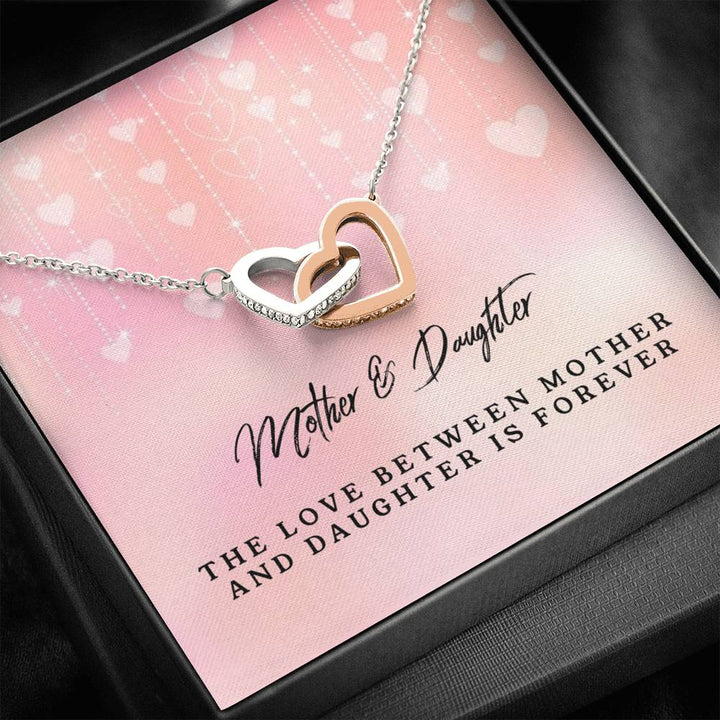 Mother & Daughter - Interlocking Heart Necklace - Thegiftio UK