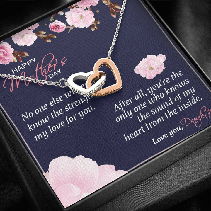 Gift For Mom - You're The Only One - The Interlocking Heart Necklace - Thegiftio UK