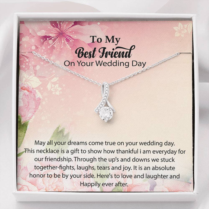 Wedding Gift - To My Best Friend Alluring Beauty Necklace | Seseable CA