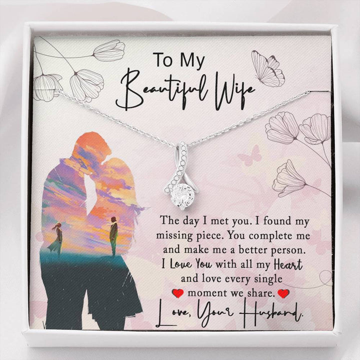 Gift For Wife, Wife Necklace, Wife, Wife Gift, Wife Jewellery, Gift For Her, Alluring Beauty Necklace, Anniversary Gift, Wedding Gift | Seseable CA