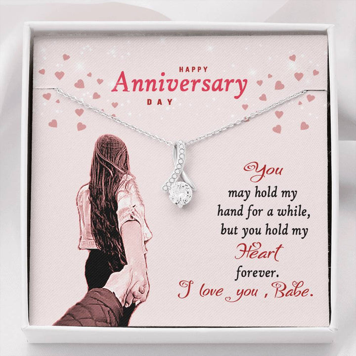 Happy Anniversary Day For My Wife - Alluring Beauty Necklace - Seseable