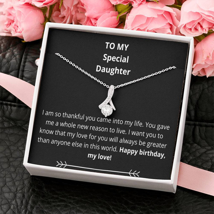 To My Special Daughter - Alluring Beauty Necklace - Seseable