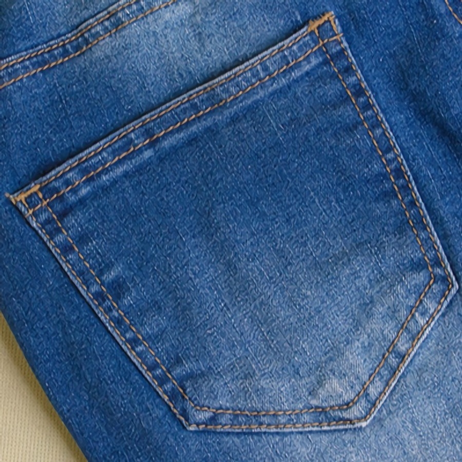 S-4Xl Plus Size Spring New Micro Elastic Contrast Color Spliced Hole Zip-Up Pocket Button Slim Stylish Denim Pants