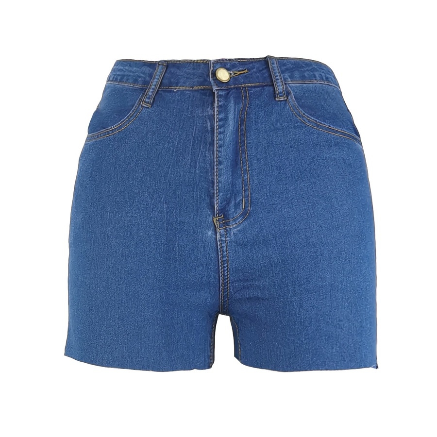 S-3Xl Summer New Plus Size Micro-Elastic Patchwork Pockets Button Zip-Up Stylih Denim Shorts S-3Xl Summer New Plus Size Micro-Elastic Patchwork Pockets Button Zip-Up Stylih Denim Shorts